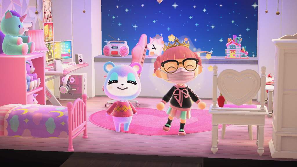 BLACKPINK twins with Punchy and Shino! 🖤 :sparkling_heart: -Today in New Horizons, I got caught to see Punchy and Shino are wearing same BLACKP