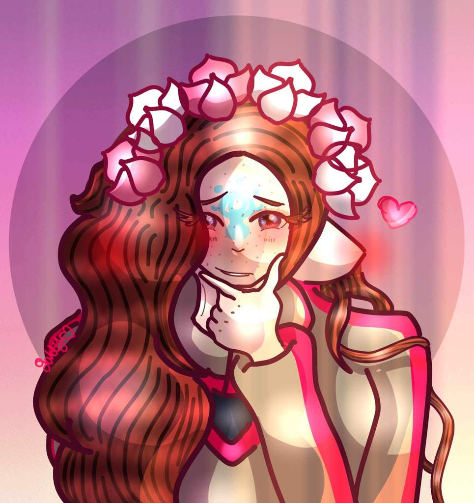 Queen's Flower Crown-[IBC] HELLO, ZA!! Today, I have a drawing for the [Flower Crown Challenge|https://aminoapps.com/p/5ww613]