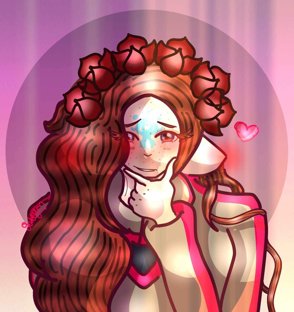 Queen's Flower Crown-[IBC] HELLO, ZA!! Today, I have a drawing for the [Flower Crown Challenge|https://aminoapps.com/p/5ww613]